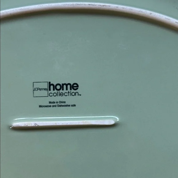 JCPenney Mint Green Decorative Platter - Picture 3 of 3